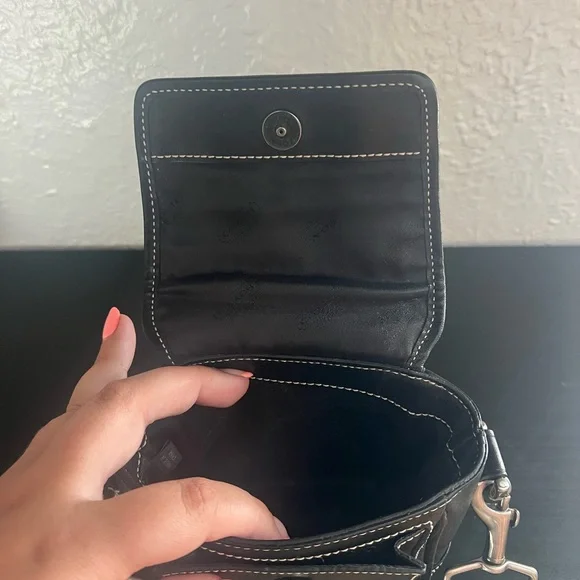 Coach Vintage Rare Legacy Mini Crossbody Purse - Picture 11 of 11